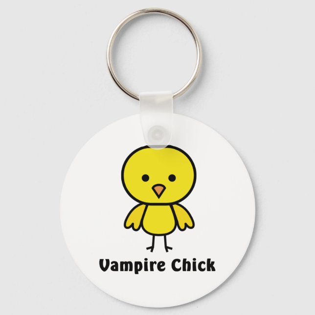 Vampire Chick Keychain (Front)