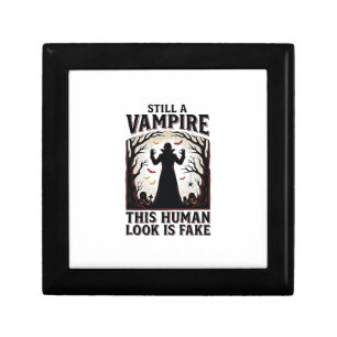 Vampire Costume Shirt Funny Halloween Human Disgui Gift Box