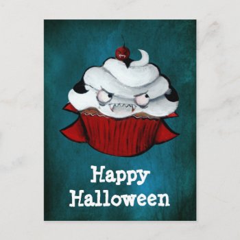 Vampire Count Cupcake Postcard by partymonster at Zazzle