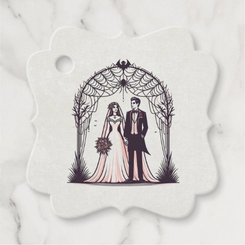 Vampire Couple Favor Tags