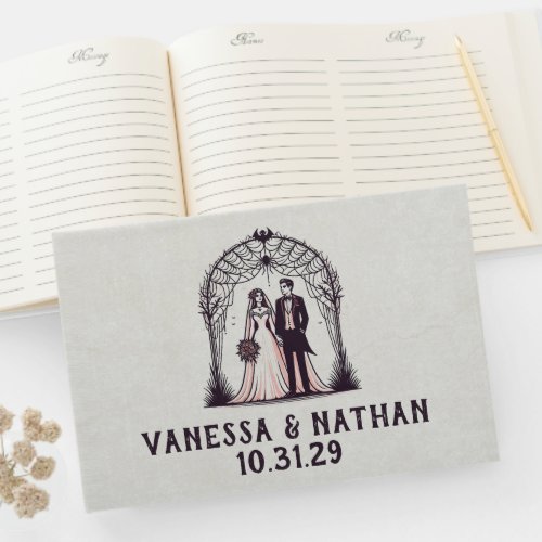 Vampire Couple Guest Book