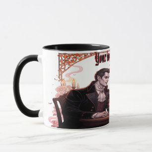Vampire Couple Love Design Halloween Dracula Lover Mug