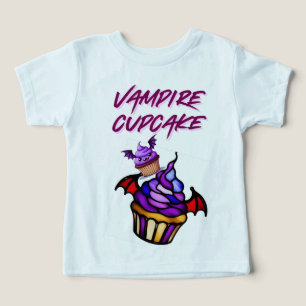 Vampire Cupcake Kids Halloween T-Shirt – Cute Cupc Toddler T-shirt