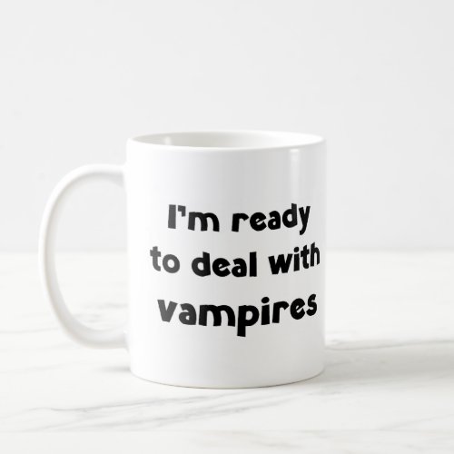 vampire deal with coffee mug