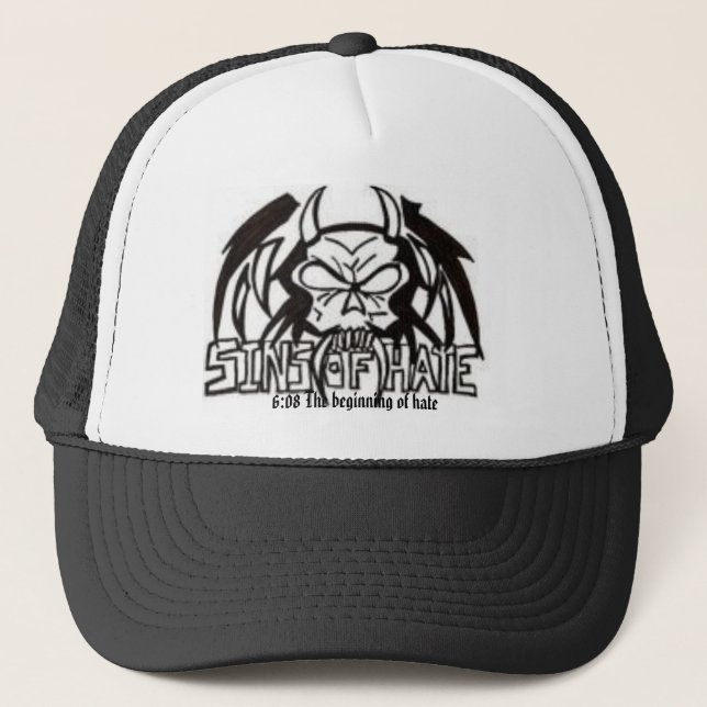 Vampire/Demon/608 Trucker Hat (Front)