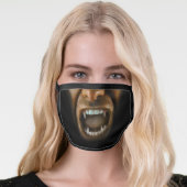 Vampire Dracula Fangs Sharp Teeth Scary Face Mask (Worn Her)