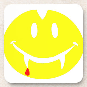 vampire emoji dracula beverage coaster