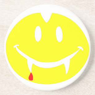 vampire emoji dracula drink coaster