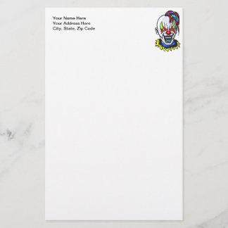 Vampire Evil Clown Stationery