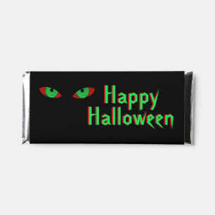 Vampire Eyes Happy Halloween Hershey Bar Favors