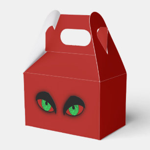 Vampire Eyes Red Halloween Favor Box