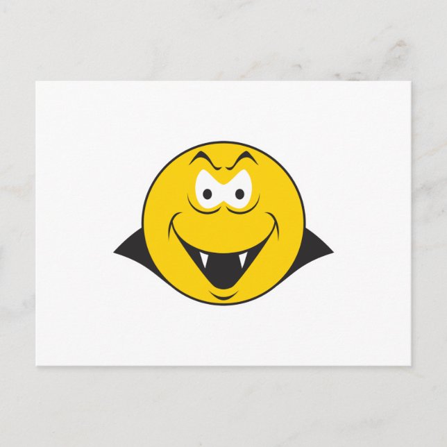 Vampire Face Postcard (Front)