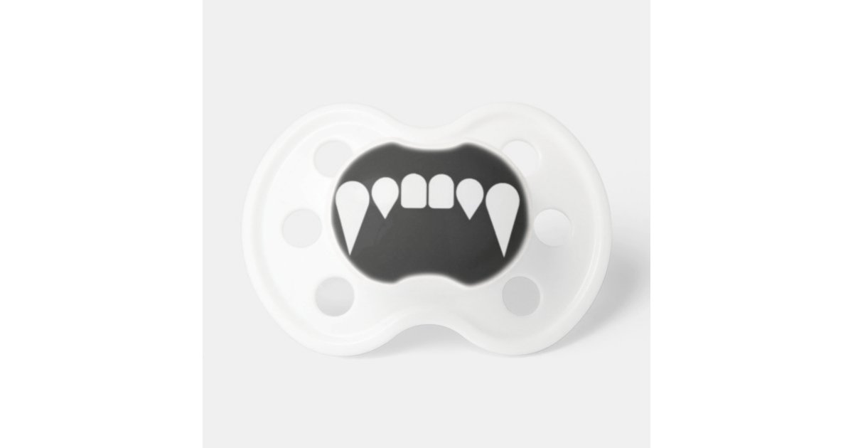 Vampire Fang Pacifier Zazzle