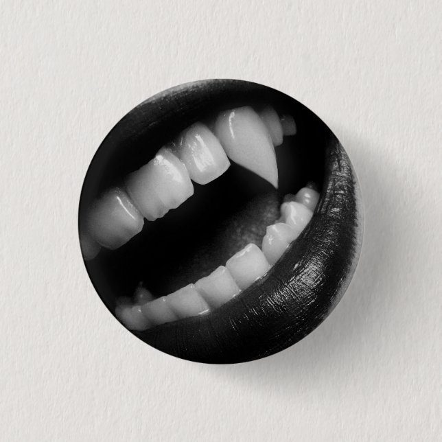 VAMPIRE FANGS BUTTON (Front)