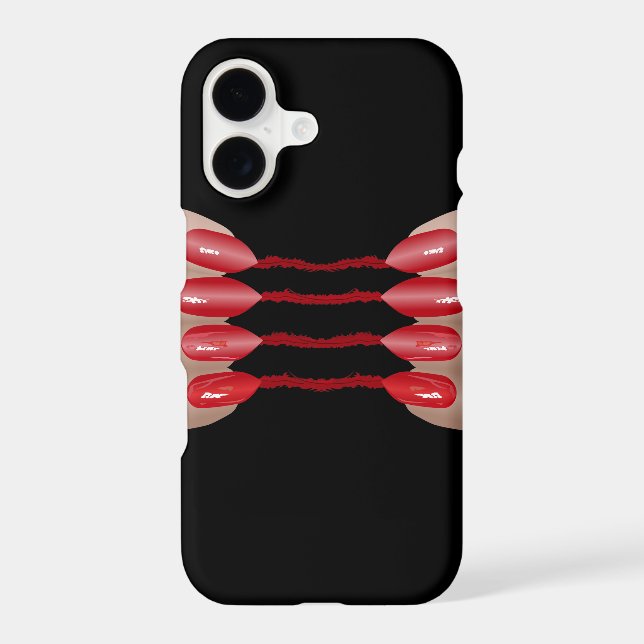 Vampire finger V.2 Iphone Case (Back)