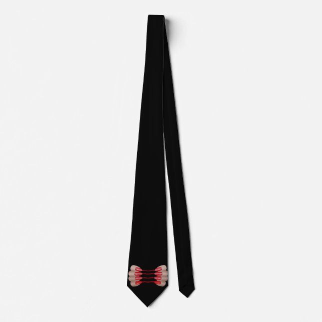 Vampire finger V.2 Neck Tie (Front)