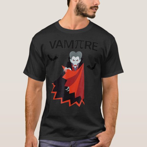 Vampire Funny Halloween Math  T_Shirt