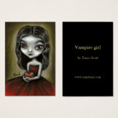 Vampire girl ACEO prints (Front & Back)
