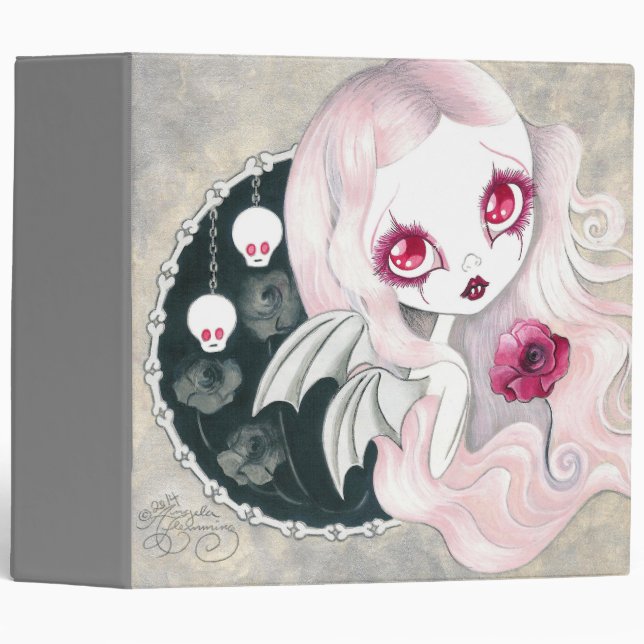 Vampire Girl: "Arabella" 3 Ring Binder (Front/Spine)
