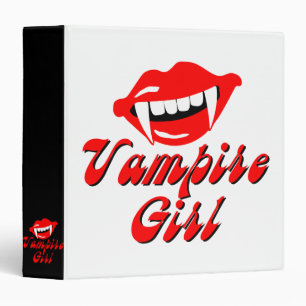 Vampire girl binder