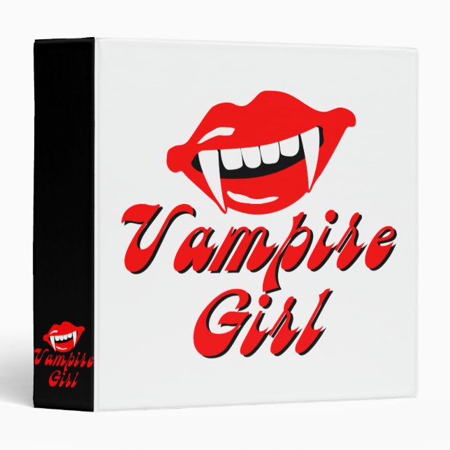 Vampire girl binder (Front/Spine)