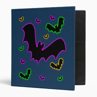 Vampire Glow Bats Binder