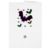 Vampire Glow Bats Cards (Back)