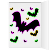 Vampire Glow Bats Cards (Inside (Left))