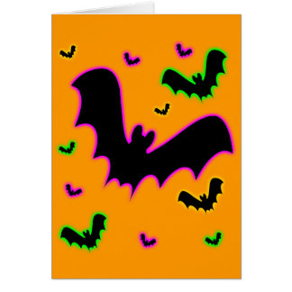 Vampire Glow Bats Cards