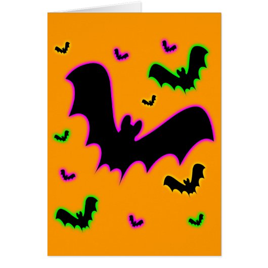 Vampire Glow Bats Cards (Front)