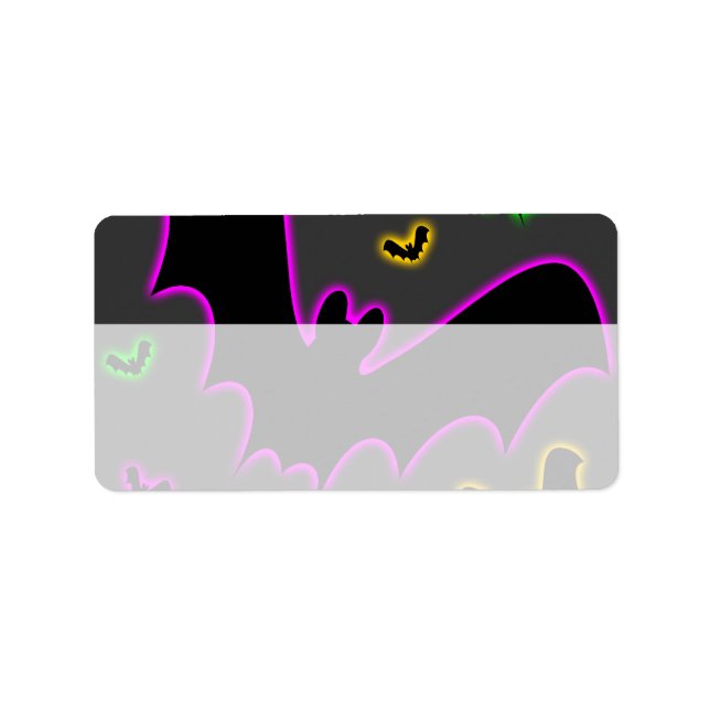 Vampire Glow Bats Label (Front)