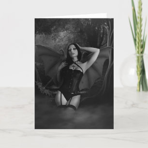 Vampire Gothic Greeting Card