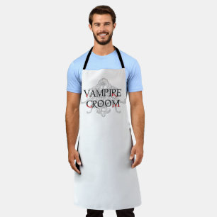 Vampire Groom Apron
