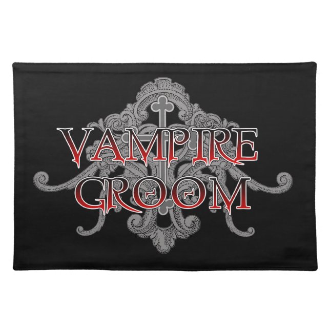 Vampire Groom Placemat (Front)