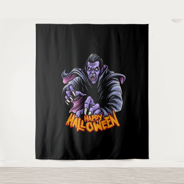Vampire Halloween Backdrop (Front)