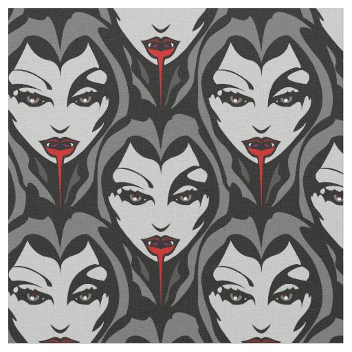 Vampire Halloween Fabric Halloween Fabrics Custom Zazzle