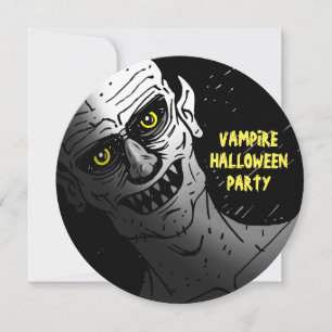 Vampire Halloween Party Invitation