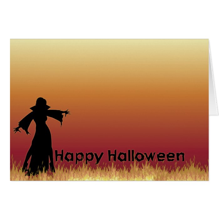 Vampire Happy Halloween Card