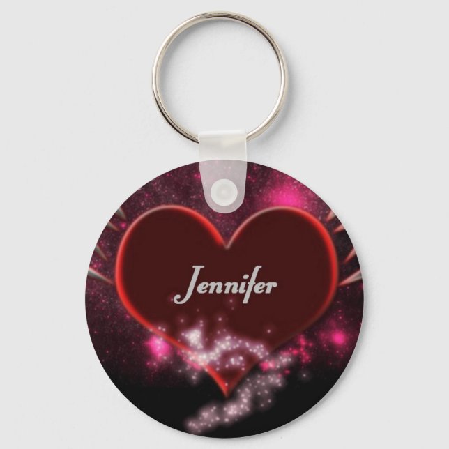 Vampire Heart Jennifer Keychain (Front)