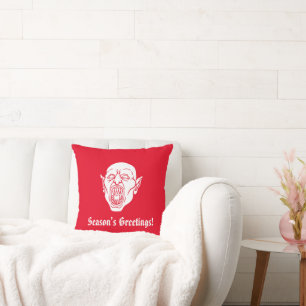 Vampire Holiday  Throw Pillow