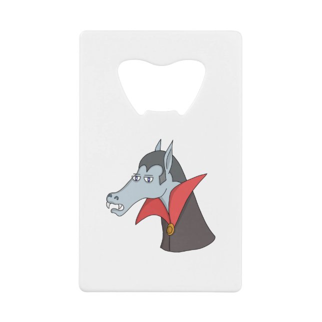 Vampire Horse Credit Card Bottle Opener (Front)