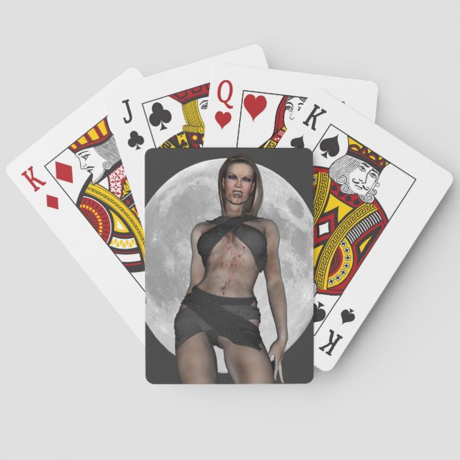 Vampire Huntress Poker Cards (Back)