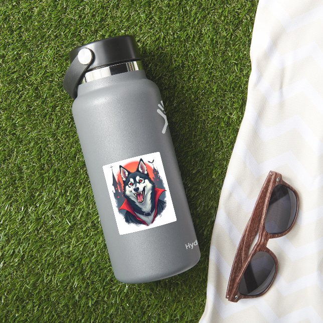 Vampire Husky Bite Sticker (HydroFlask Insitu)