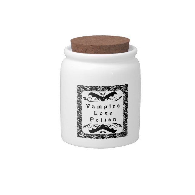 Vampire Love Potion Candy Jar (Front)