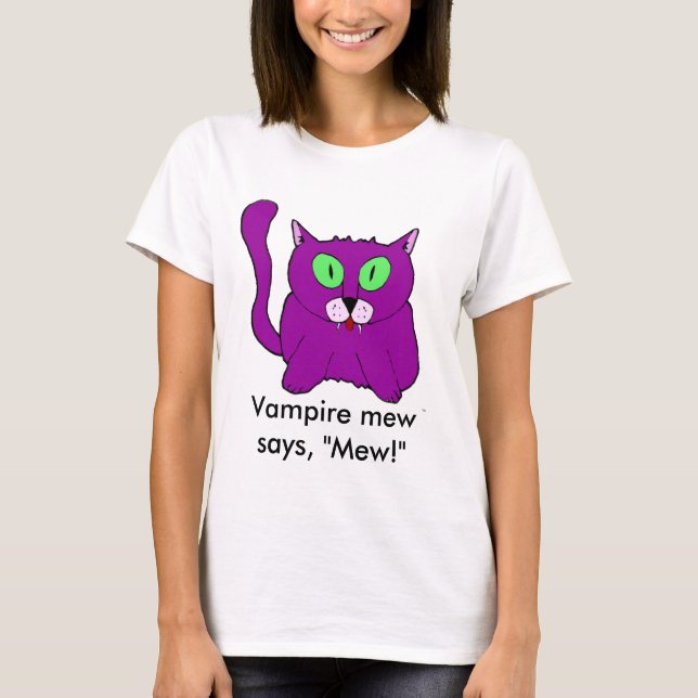 Vampire Mew Sheer Shirt (Front)