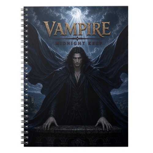 Vampire Midnight Keep Dark Cinema Notebook