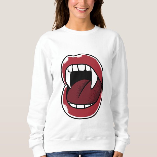 Vampire Mouth Sweatshirt (Front)