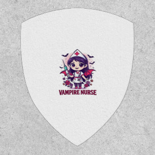 Vampire Nurse Shirt � Funny Halloween Medical Work Patch