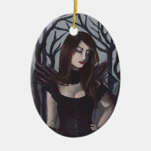 Vampire Ornament Gothic Art Ornament