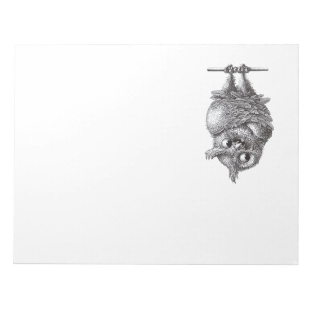 Vampire Owl Notepad (Front)